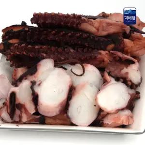 더해담 통족 대왕가문어1kg 가문어 숙회 자숙 냉동 해산물