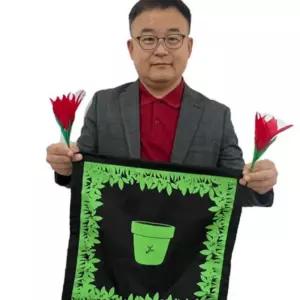 (다올)꽃 스카프 어린이 초등 마술 도구 JL매직 빈 스카프에서 나타나는