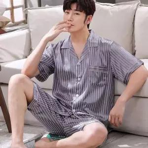 (다올)여름 커플 잠옷 상하의세트 반팔 홈웨어 남여