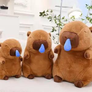 (올핀)대형 귀여운 콧물 카피바라 봉제인형 42cm 애착인형
