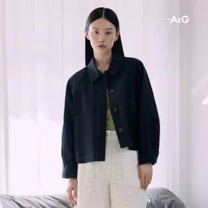 더엣지 최초가69,900원 코튼혼방 크롭 자켓 448304
