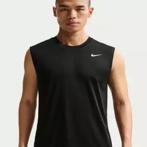 [국내정품] 나이키 NIKE 드라이 핏 민소매 트레이닝 탑 M - 블랙:매트 실버 / IO1430-010