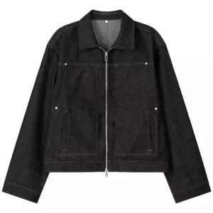 TOPBOY 워싱 카라 리벳 투웨이 워크 데님 자켓 (K2155)