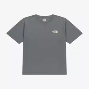 [국내정품] 노스페이스 THE NORTH FACE NT7US00L 코튼 반팔 티 GRAY