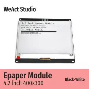 WeAct 4.2인치 Epaper 모듈 전자종이 전자잉크 EInk 디스플레이 화면 SPI 흑백