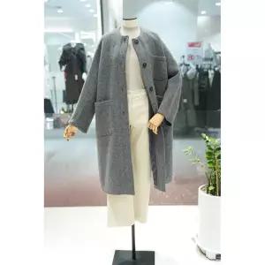 BCBG 라운드 오버핏코트 A5WAH820