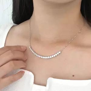 랩 다이아 목걸이 3.5미리 1부 후반 하프 테니스 결혼 기념일 레이어드 여자 친구 생일