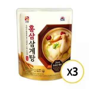 [NS홈쇼핑]사조오양 홍삼 삼계탕 800g x 3개[36173806]