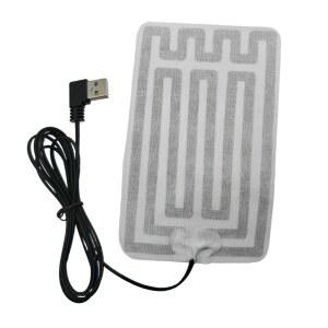 미니온열매트 USB 발열 패드 필름 카본 파이버 겨울 포켓 글러브 5V 워머 전기 핸드 신발 휴대용