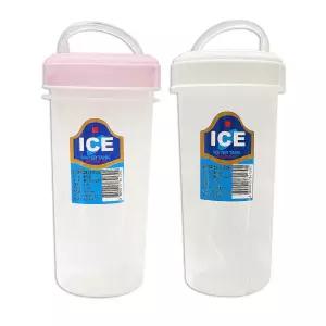 덕신 빨대컵 300ml 1개(색상랜덤)병원 물병 환자용물컵 주스 음료수병 빨대물컵