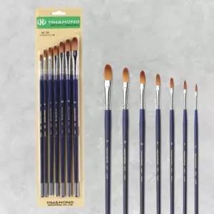 아트박스 한가람문구 화홍 800 F 유화 아크릴붓 인조모 7본조 세트