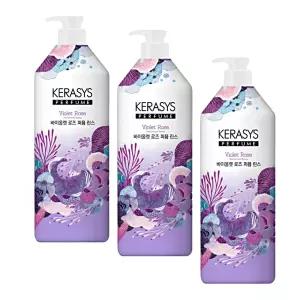 애경 케라시스 린스 퍼퓸 바이올렛 로즈 1L 3개