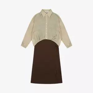 블라우스SET 슬리브리스 원피스 BLOAH2501CA