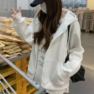 남녀공용 오버핏 베이직한 커플 후드집업 5컬러 무지 후드 집업 데일리 후디 자켓 가을 겨울 코디 아이템