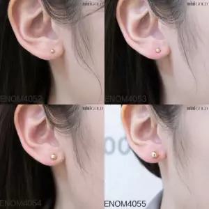 미니골드 김천점 14K 금볼 금침 골드볼 미러볼 귀걸이 ENOM4052 ENOM4053 ENOM4054 ENOM4055