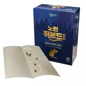 [엄지척]쥐덫 542OQA29 트랩 쥐잡이 초강력 쥐 파리 끈끈이 끈끈이트랩 파리끈 20매