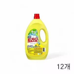 [제이큐]트리오 항균 주방세제 1kgX12개 주방 야채과일세정제