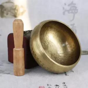 수제 명상도구 악기 받침 씽잉볼 테라피 요가종 지름 네팔 티벳 좌종 금속 싱잉볼