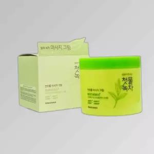 BTM 과일나라 첫물녹차 맛사지크림 300g