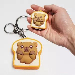카피바라 식빵 딸깍이 동물 키캡키링 손장난감 클리커 피젯토이 악세사리
