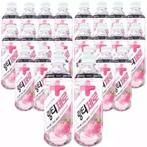 링티제로 복숭아맛 500ml 24개 비타민 음료 플러스