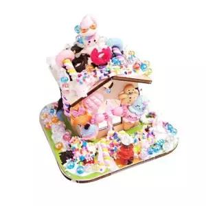 스터닝팩토리 DIY 무드등 과자집 데코덴 꾸미기 키트 사무용품 무드등 과자집 데코덴 꾸미기