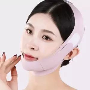 ( )V라인 얼굴 리프팅 밴드 간편한 윤곽 케어 아이템 보조도구 밴드템 관리 라인 착용 정돈 얼굴 정리