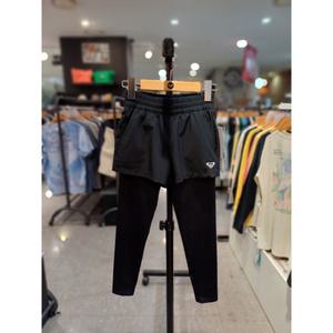 퀵실버 록시키즈 여아 TOGETHER SURFING 쇼츠 레이어드 워터 레깅스 TG21RK530ANT MA