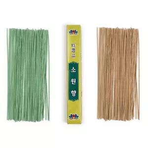 소원성취 연꽃 기도 밀대 캔들 향초 제사초 소원향40g
