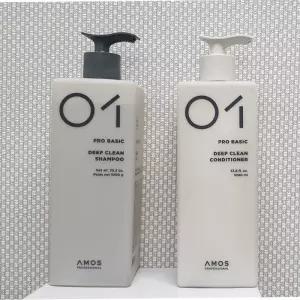 아모스 프로베이직 딥클린 샴푸/컨디셔너 1000ml 택1