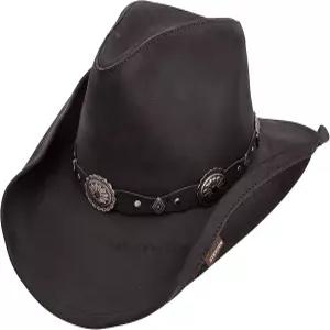 Stetson Roxbury Shapeable 가죽 카우보이 웨스턴 페도라 모자