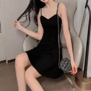 이쁘다요 끈 치마 뷔스티에 여름 봄 나시 원피스 여성 미니 민소매 WFLMPL1