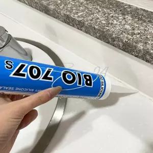 BIO 707 욕실용 주방용 실리콘 방수 간편한보수 욕실타일 폼건 메꾸미 화장실타일