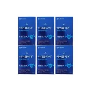 종근당건강 아이클리어 루테인 지아잔틴 500mg 30캡슐 x 6개