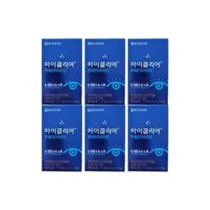종근당건강 아이클리어 루테인 지아잔틴 500mg 30캡슐 x 6개