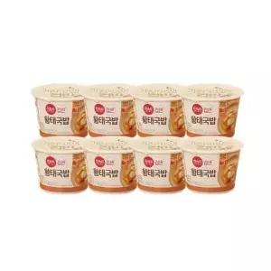 햇반 컵밥 컵반황태국밥 170g x 8개