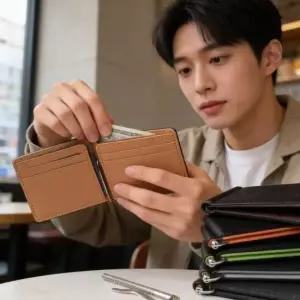 머니클립 가죽 골프지갑 남성용 포켓 카드지갑 슬림 필드라운딩 라운딩 여성머니클립