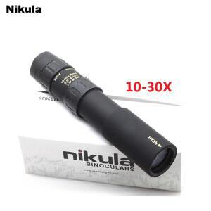 쌍안경 Nikula 10-30x25 줌 단안  망원경 포켓 Binoculo  광학 프리즘 범위 삼각대 없음