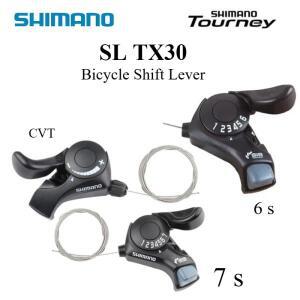 시마노 투어니 SL TX30 자전거 변속 레버 6단 7단 18단 21단 속도 SL-TX30 시프터 내부 기어 케이블 포함
