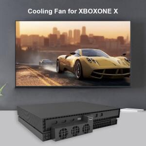 실용적인 온도 조절 USB 냉각 팬 쿨러 xbox호환 One X 시리즈 게임 콘솔용 스마트 고온 방지