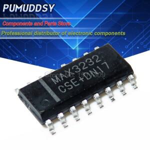 10피스 MAX3232CSE SOP-16 RS-232 인터페이스 IC 3-5.5V 멀티 라인 드라이버/수신기  원본