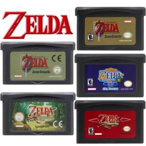 GBA 게임 카드 카트리지 32비트 비디오 콘솔 젤다의 전설 링크스 어웨이킹 DX 포 스워즈 더 미니 소형쉬 캡