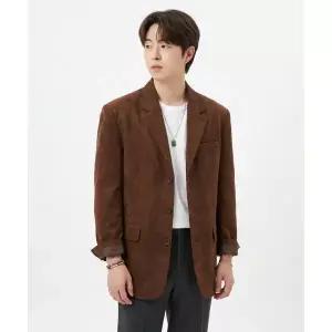 MINDBRIDGE [COUT 아웃URE]스웨이드 오버핏 자켓