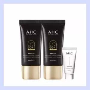[1+1/이사배]Pick AHC 마스터즈 아쿠아 리치 백탁없는 태민선크림 30ml+30ml