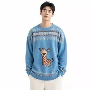 리미드 남성 루돌프 커플 캐주얼 니트 스웨터 DMC-KN-QDHHB96
