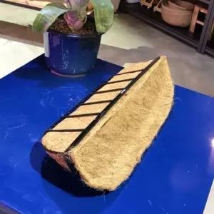 벽걸이형 코코넛 야자 행잉 바구니(중)62x20cm 원예용 인테리어 꽃바구니 화분 커버 홈인테리어 케이스 식