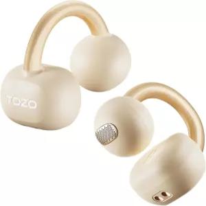 TOZO 오픈 이어링 트루 이어버드 경량 컴포트 이어 클립 무선 40H 플레이 블루투스 5.4 헤드폰 스마트