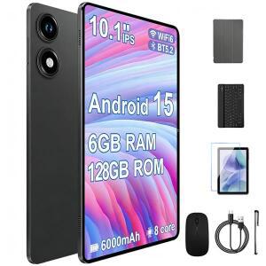 10.1인치 안드로이드 15 태블릿 옥타코어 6GB 램 128GB 롬 듀얼심 네트워크 4G LTE 5G 태블릿 PC 6000mAh
