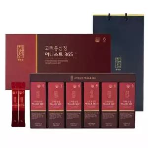 [] 천양삼 6년근 고려홍삼정 어니스트 365 홍삼스틱 10g x 60포 선물세트+쇼핑백, 1개