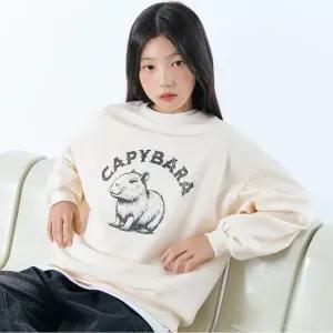 [보리보리/아이라인]카피바라 맨투맨